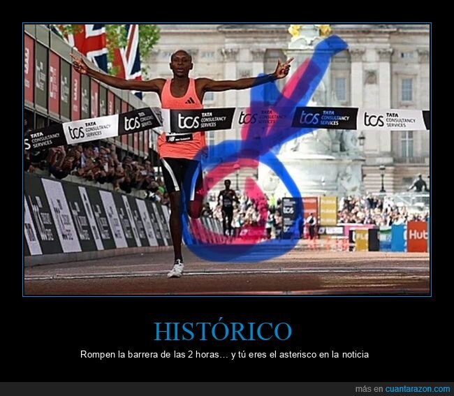 maratón,récord,meta,segundo,historia